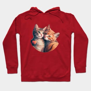 Twins cat Hoodie